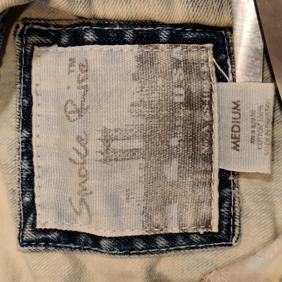 Smoke and Rise Pride Nation size m jean vest - Picture 3 of 7